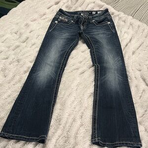 Miss Me Dark Blue Boot Cut Jeans